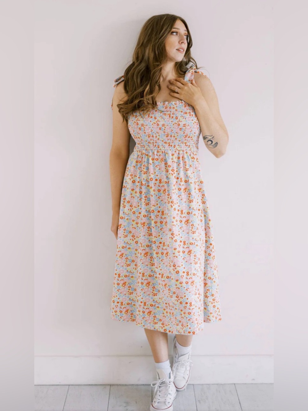 Polished Prints • The Everyday Smock Dress • NWT $75